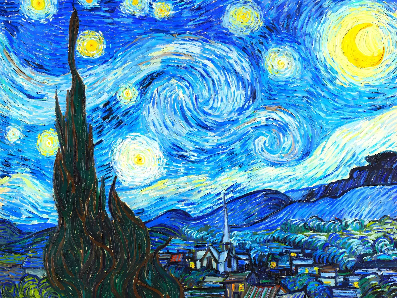 Source image for Starry Night